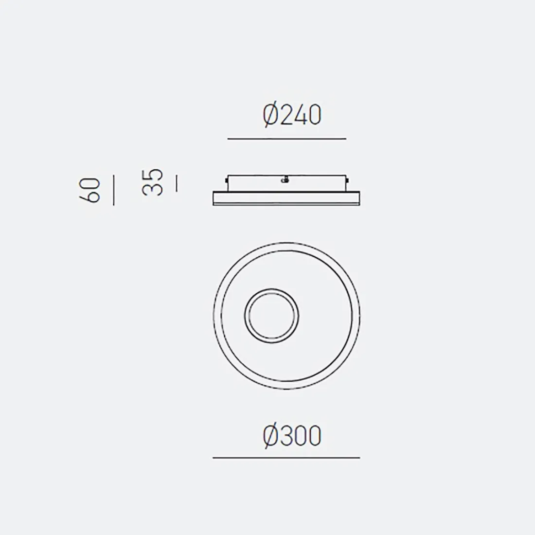 Plafoniera moderna Gea Luce MELANIA Pp modulo led integrato