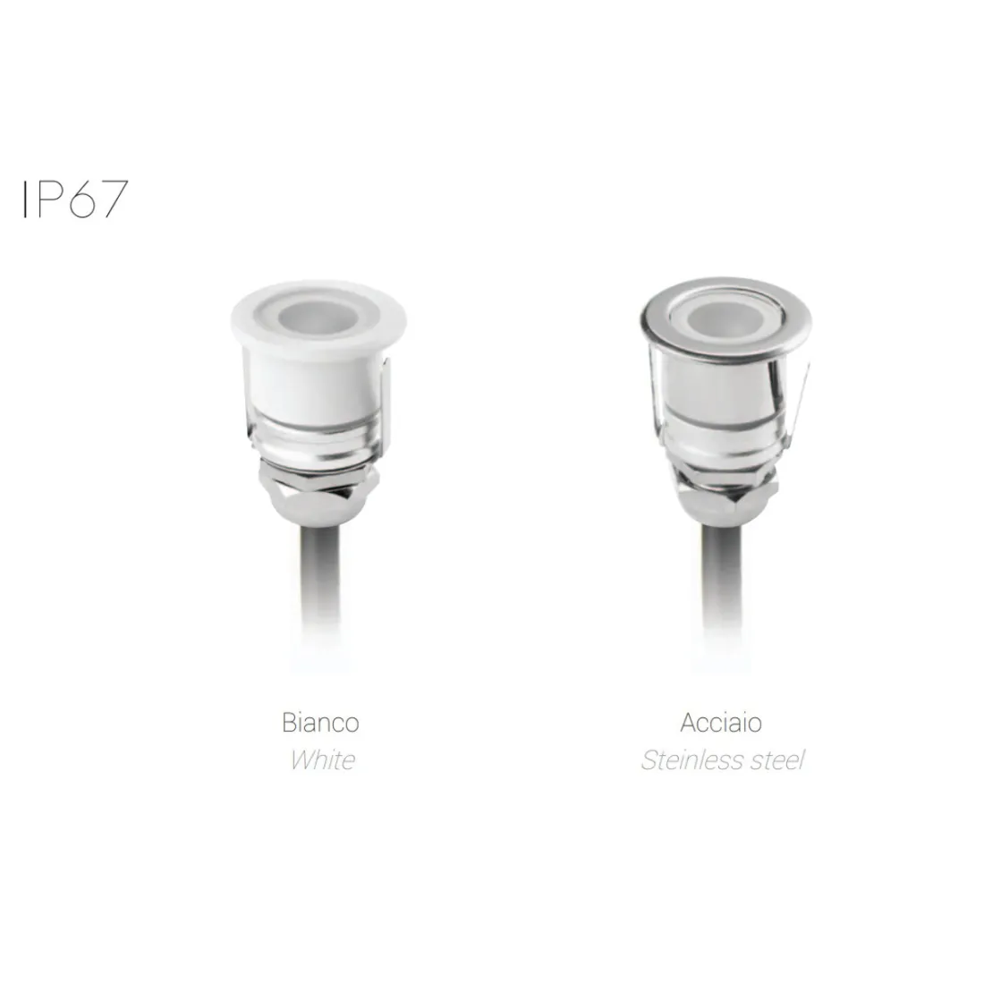 Spot encastrable LED moderne PAN International MICROLED 1W 3000°K 4000°K