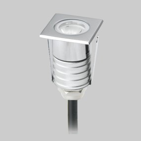 Moderner LED-Einbaustrahler PAN International MINILED SQUARE