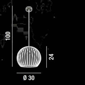 Suspension 5860 éclairage Perenz