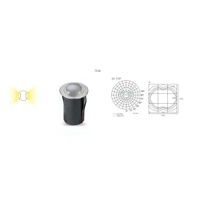Spot encastrable moderne PAN International GONG EST58021 LED