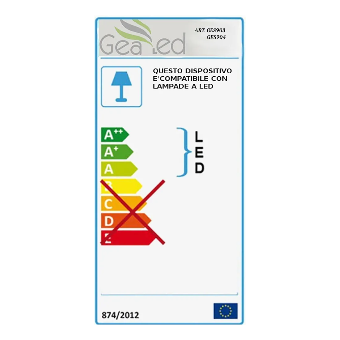 Aplique para exterior Gea Led VEJO B GES904 GU10 LED IP44