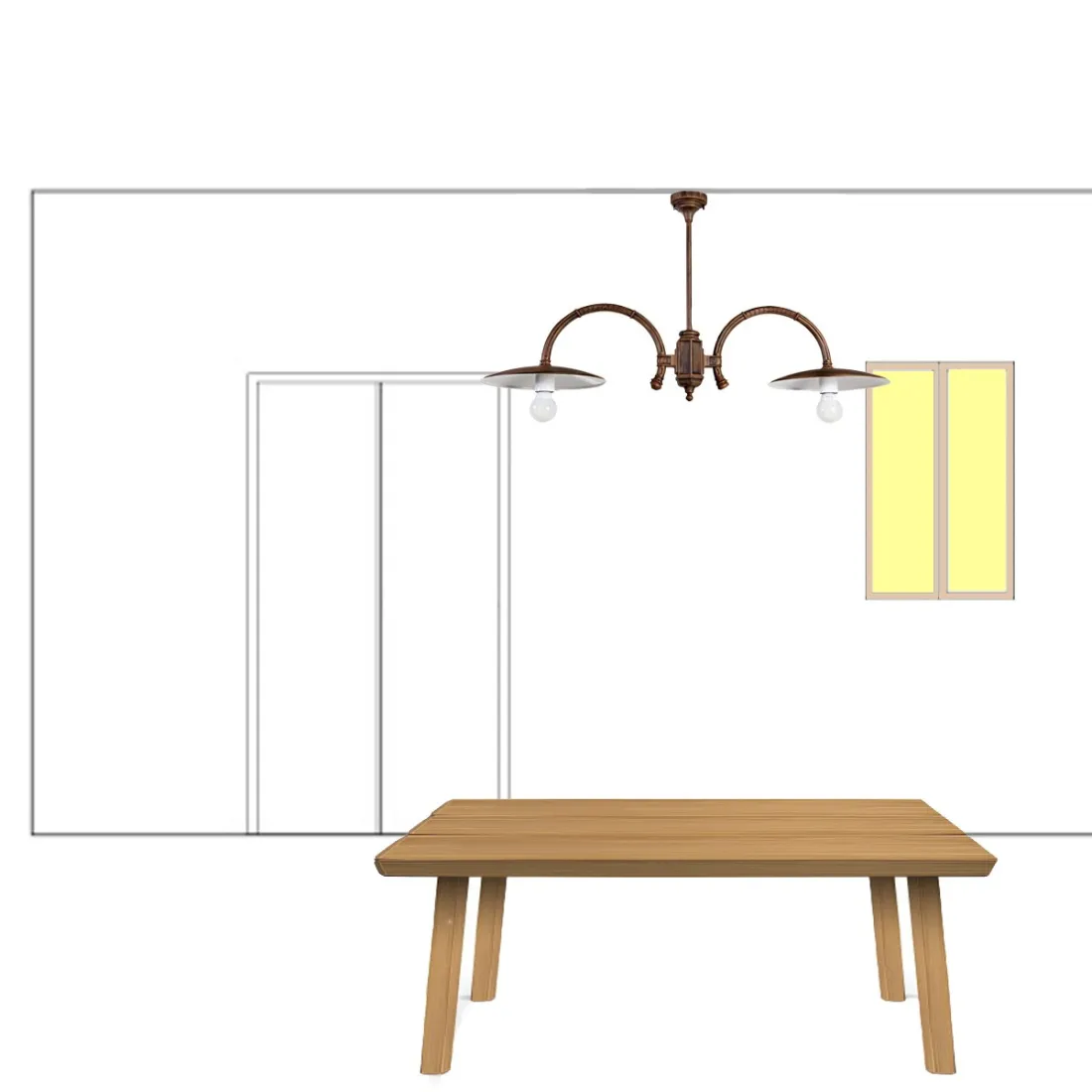 Garden Luce Langhantel BALANCES 742.2.TF IP43 für den Außenbereich