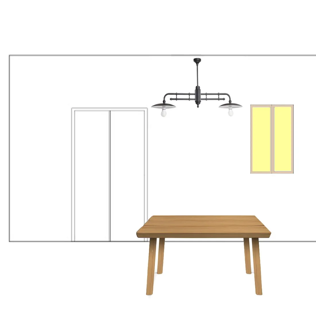 Bilanciere Garden Luce BILANCE 741.2.TF