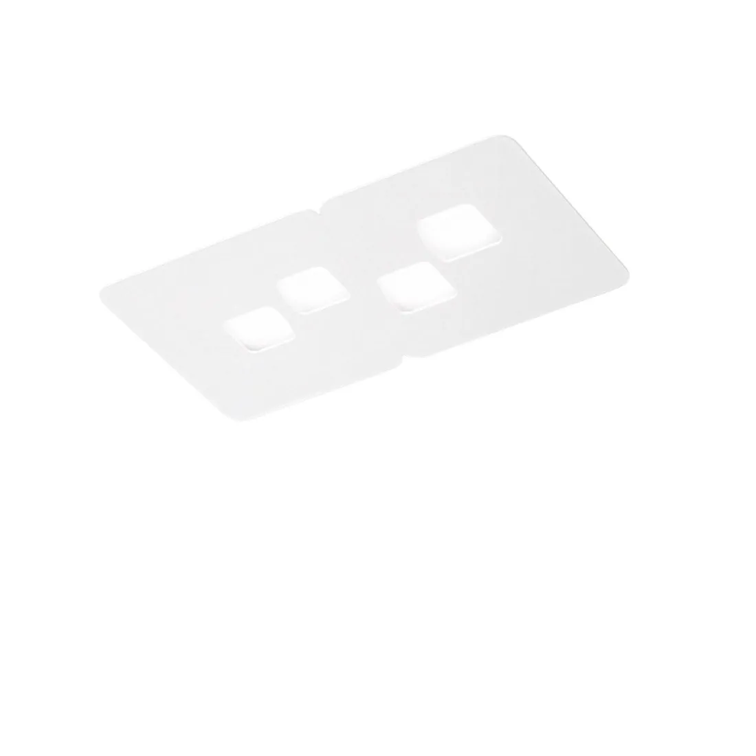 Gea Luce BILBAO PP GX53 lámpara de techo LED blanca