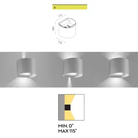 Moderne Wandleuchte Gea Led...