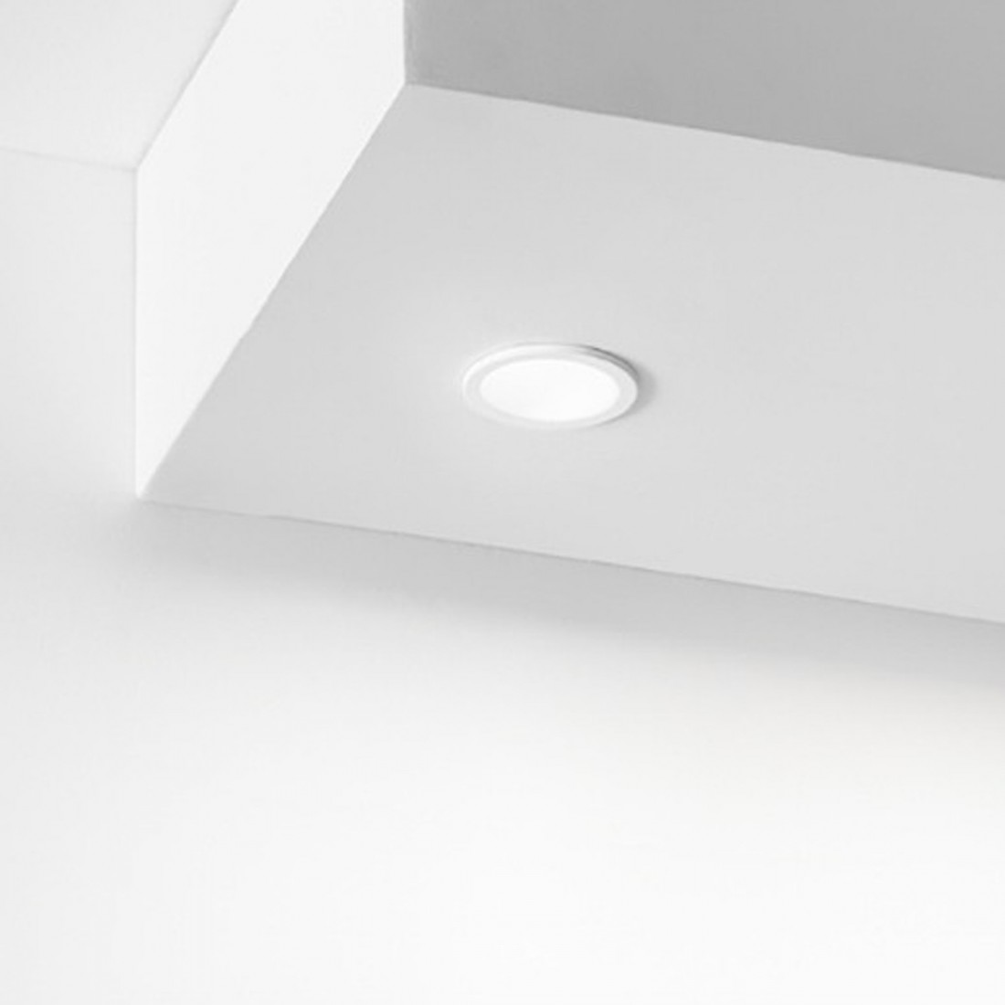 Faretto incasso LED moderno Gea Led QEBUI GFA950N, per cartongesso.