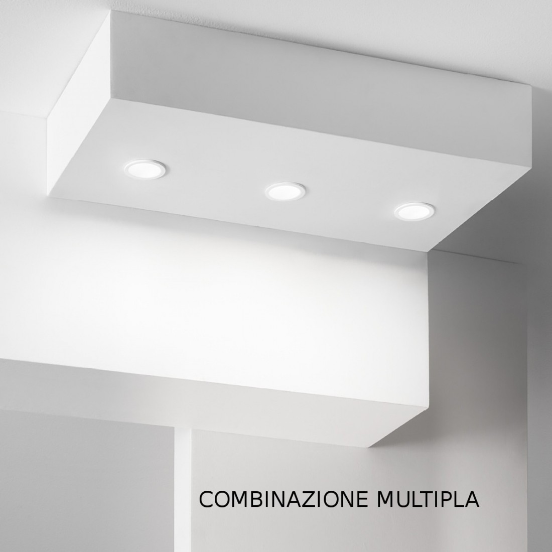 Faretto da superficie Led con diffusore antiabbaglio Sham – Gea Led