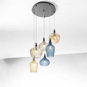 Moderner Kronleuchter Gea Luce CLEOFE S6