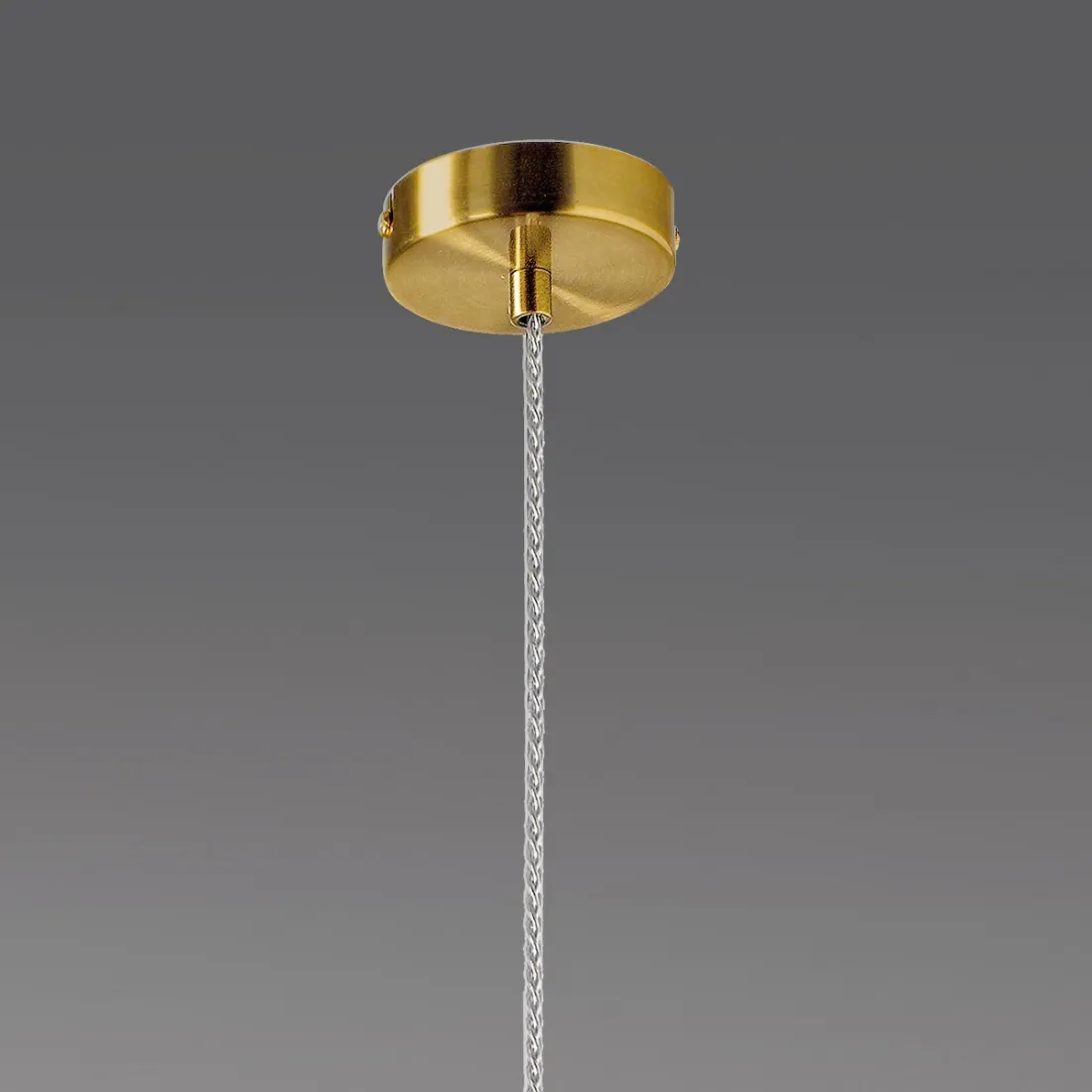 Lustre classique Gea Luce CLEOFE S11 E27 LED verre ambré