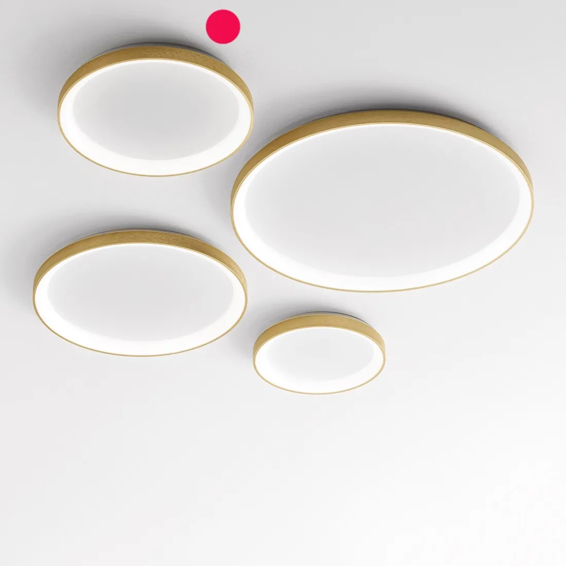 Plafoniera led Gea Luce KRIZIA PM O 38W 3000K