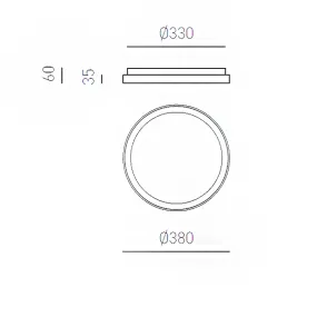 Plafoniera led Gea Luce...