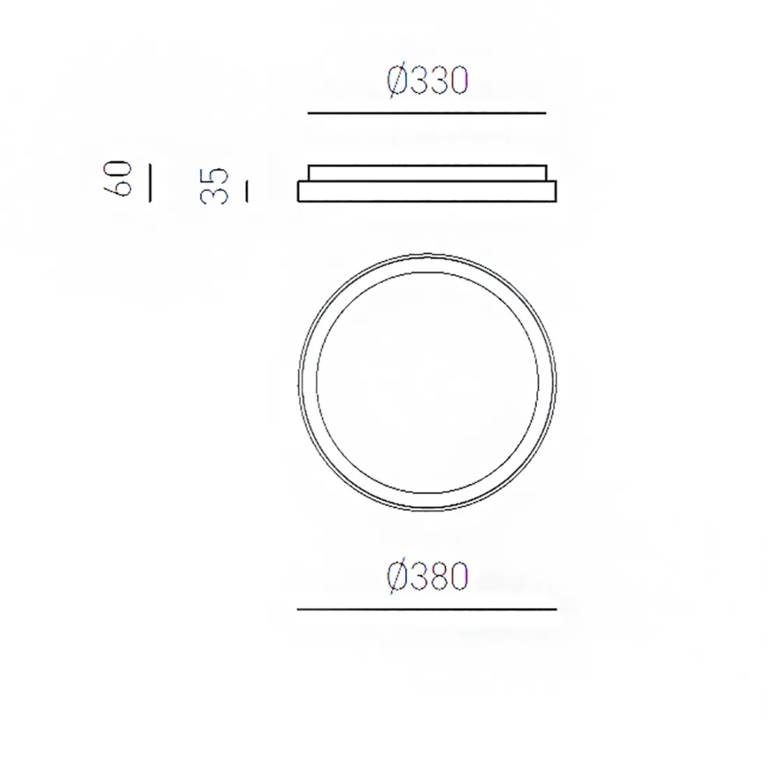 Plafoniera led Gea Luce KRIZIA PP