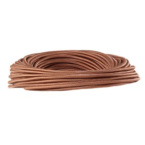 Fil électrique Perenz 6256 2x0.75 10mt écheveau tissu couleur