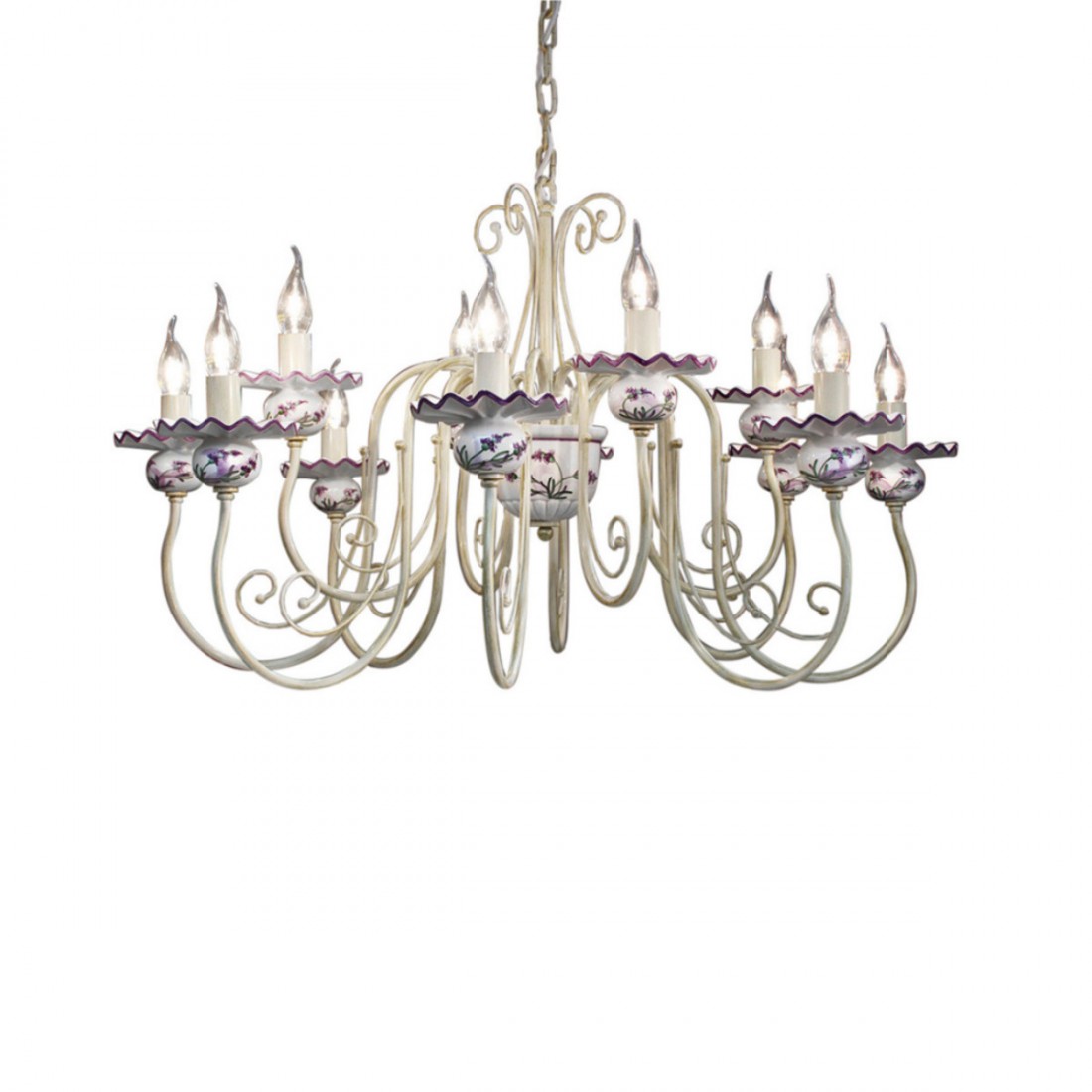 Lustre classique Ferroluce Sanremo C410 E14 12 LED