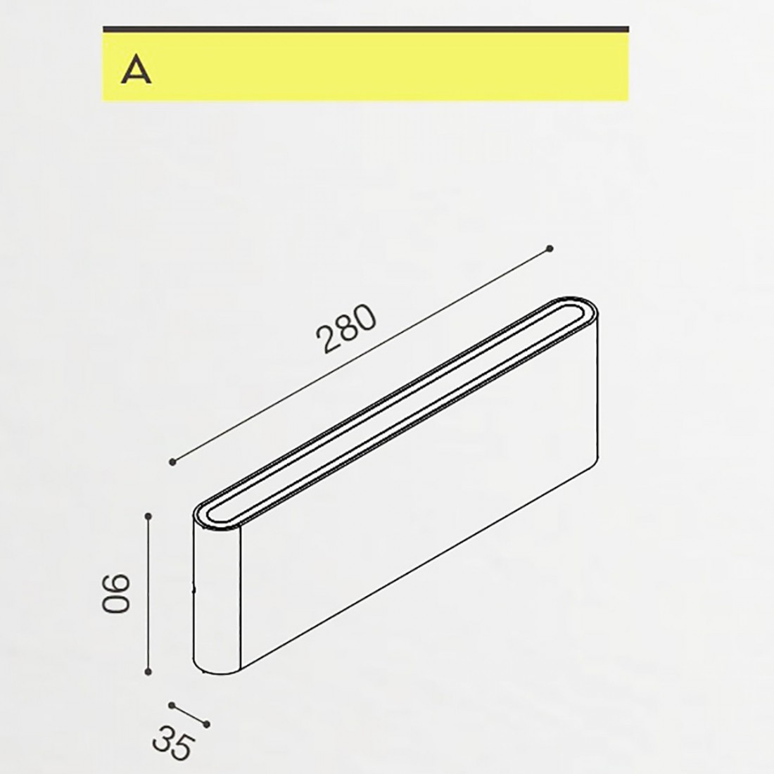 Gea Led TAARHI 280 GES884N Aplique LED para exterior IP54