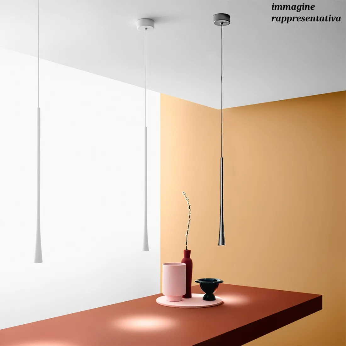 Lampada soffitto led Gea Luce DAFNE SG nero moderna