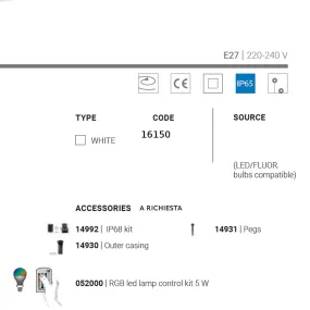 Sfera OH FL65 E27 Linea Light Group