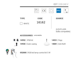 Linea Light Group OH FL65 E27 16162 Lampadaire LED moderne