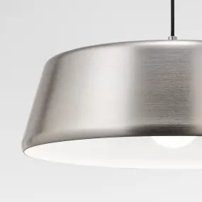 Nickel-Hängelampe Gea Luce BLANCA S.