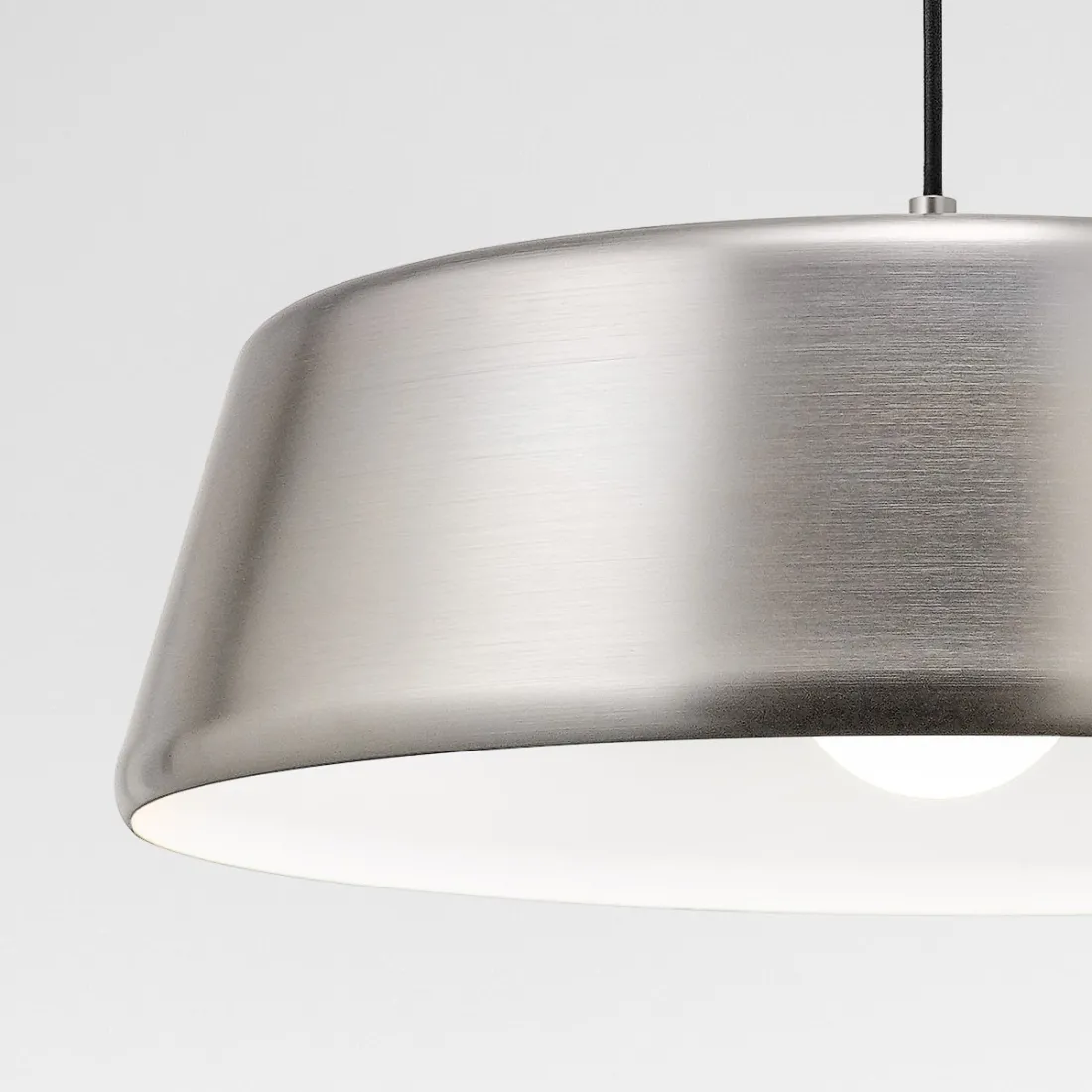 Nickel-Hängelampe Gea Luce BLANCA S.