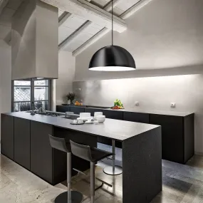 Lampada sospensione nera...