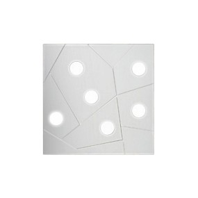 Plafón moderno Cattaneo STREET 873 60PA LED 9W GX53 6 luces