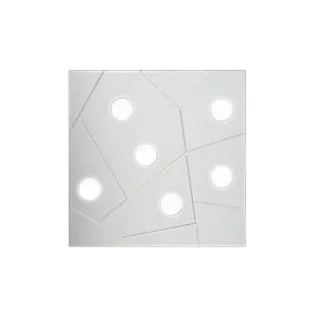 Plafoniera moderna Cattaneo STREET 873 60PA LED 9W GX53 6 luci