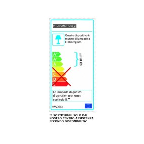 Promoingross plafón moderno PIXEL Q35 SF LED interruptor pan de plata