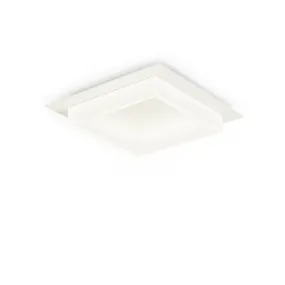 Promoingross SQUARE Q35 WH plafonnier led, moderne, interrupteur