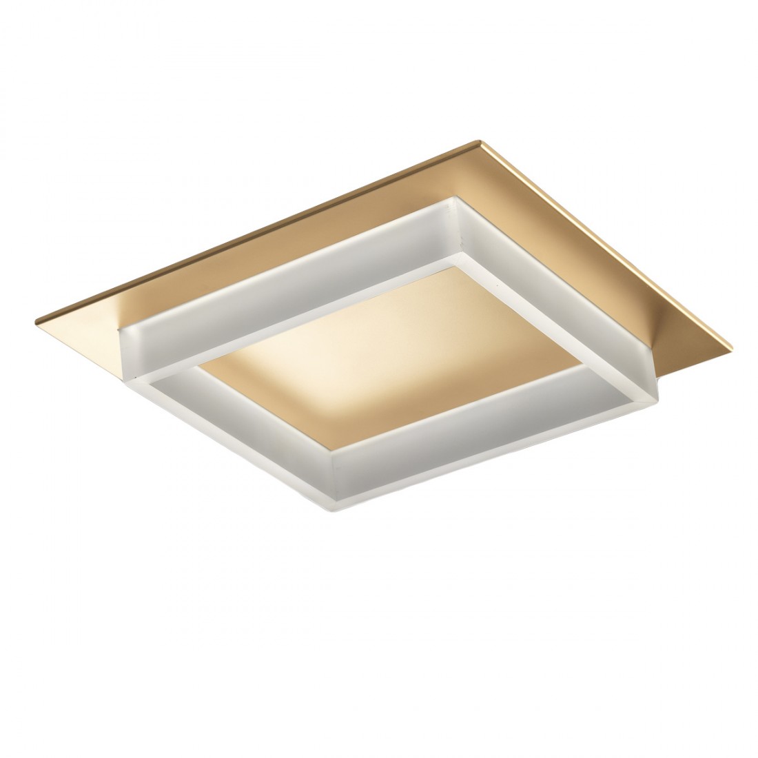 Plafoniera led Promoingross SQUARE Q50 switch oro