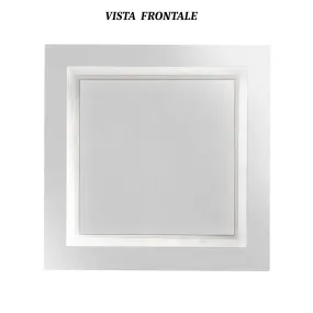 Plafoniera led Promoingross SQUARE Q35 WH, moderna, switch