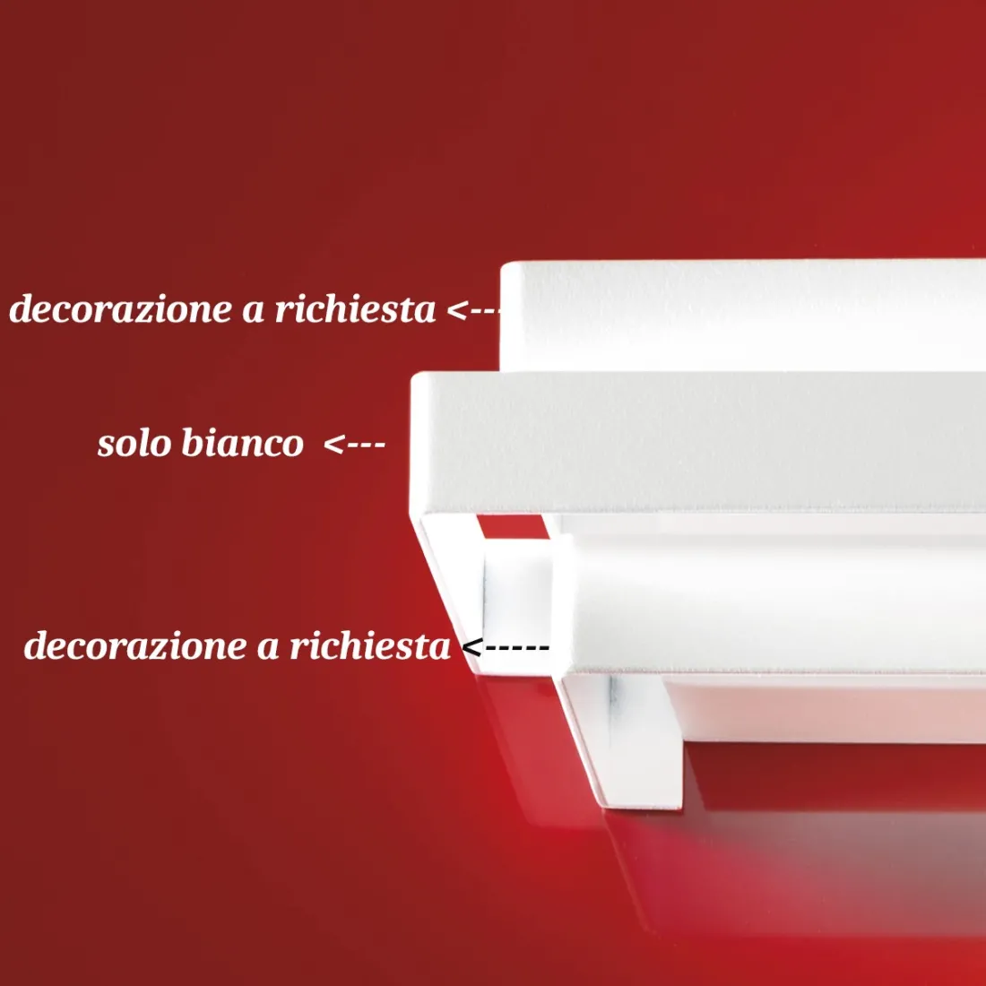 Promoingross murale moderne LED Promoingross REFLEX A27 WH