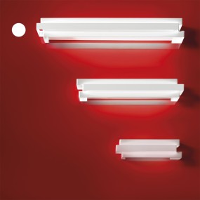 Applique moderno Promoingross REFLEX A60 WH LED metallo switch lampada parete