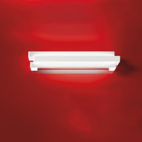 Promoingross REFLEX A44 WH Applique murale moderne LED, interrupteur, blanc
