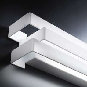 Applique led Promoingross REFLEX A27 bianco metallo lampada parete moderna