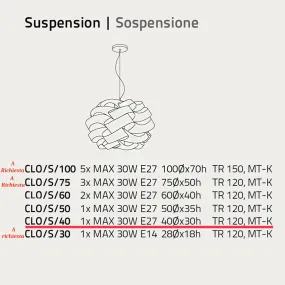 Lampadario Linea Zero CLOUD S40