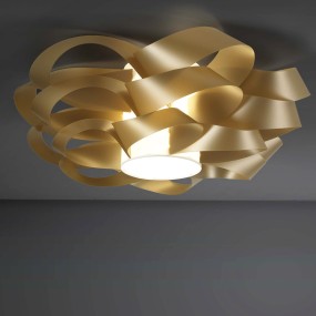 Plafoniera Linea zero CLOUD P75 moderna di design a led