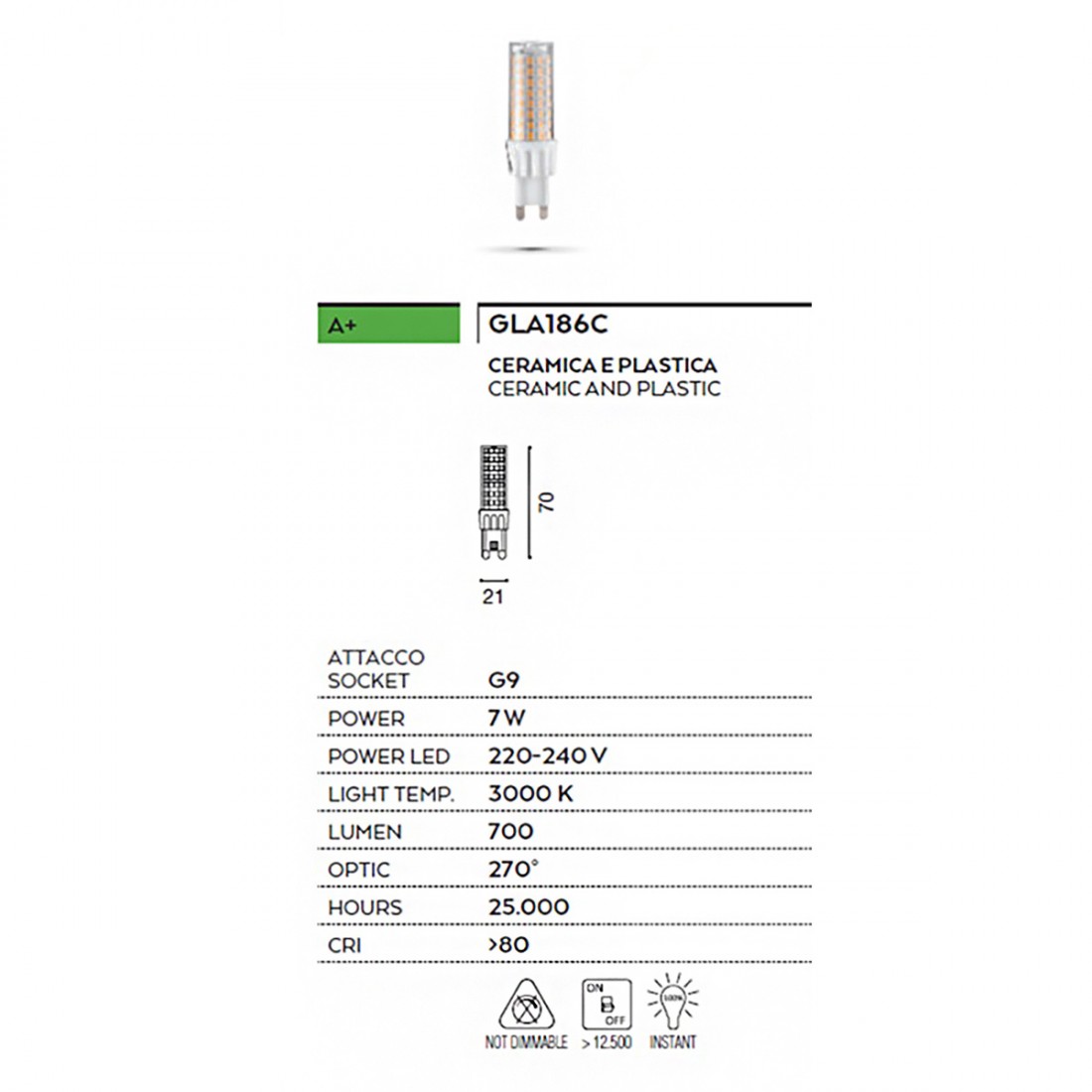 Lampadina Gea Led GLA186C