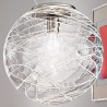 Due P moderne Kronleuchterbeleuchtung 2484 SG E27 LED Glaspendelleuchte