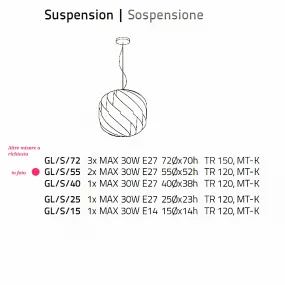 Lampadario Linea Zero GLOBE GL S55