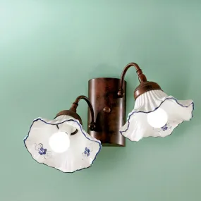 Klassische Wandleuchte Due...