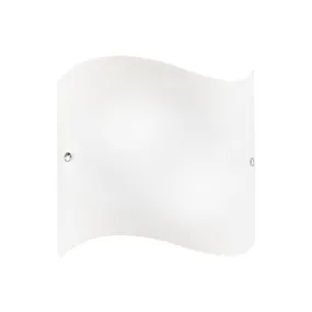 Applique moderno vetro Due P illuminazione 2431 APG E27 LED