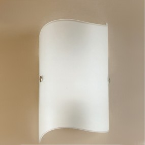 Applique moderno vetro Due P illuminazione 2431 APP E27 LED lampada parete