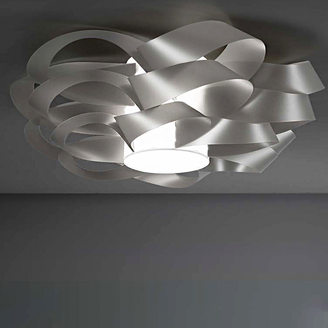 Plafoniera Linea zero CLOUD P75 moderna di design a led