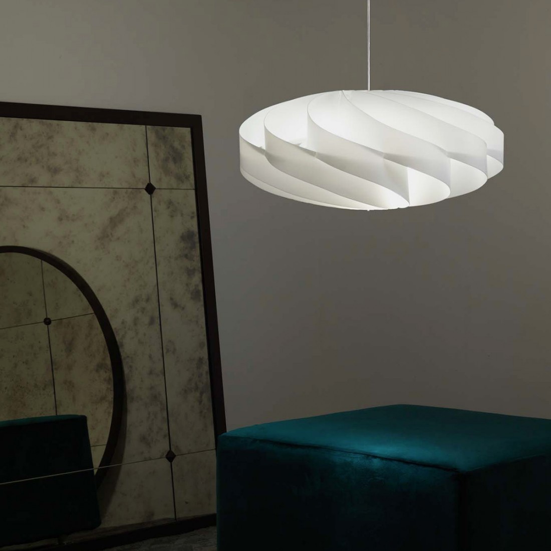 Lampadario moderno Linea Zero FLAT S