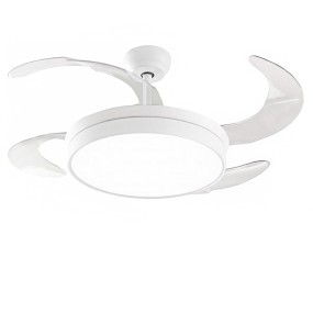 Ventilateur de plafond LED Perenz OPEN+ 7165 B CT avec éclairage intégré