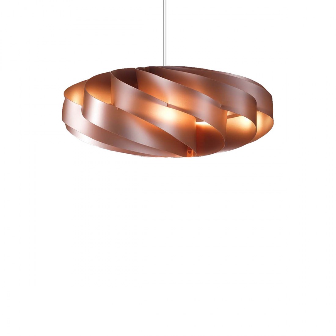 Lampadario moderno Linea Zero FLAT S copper