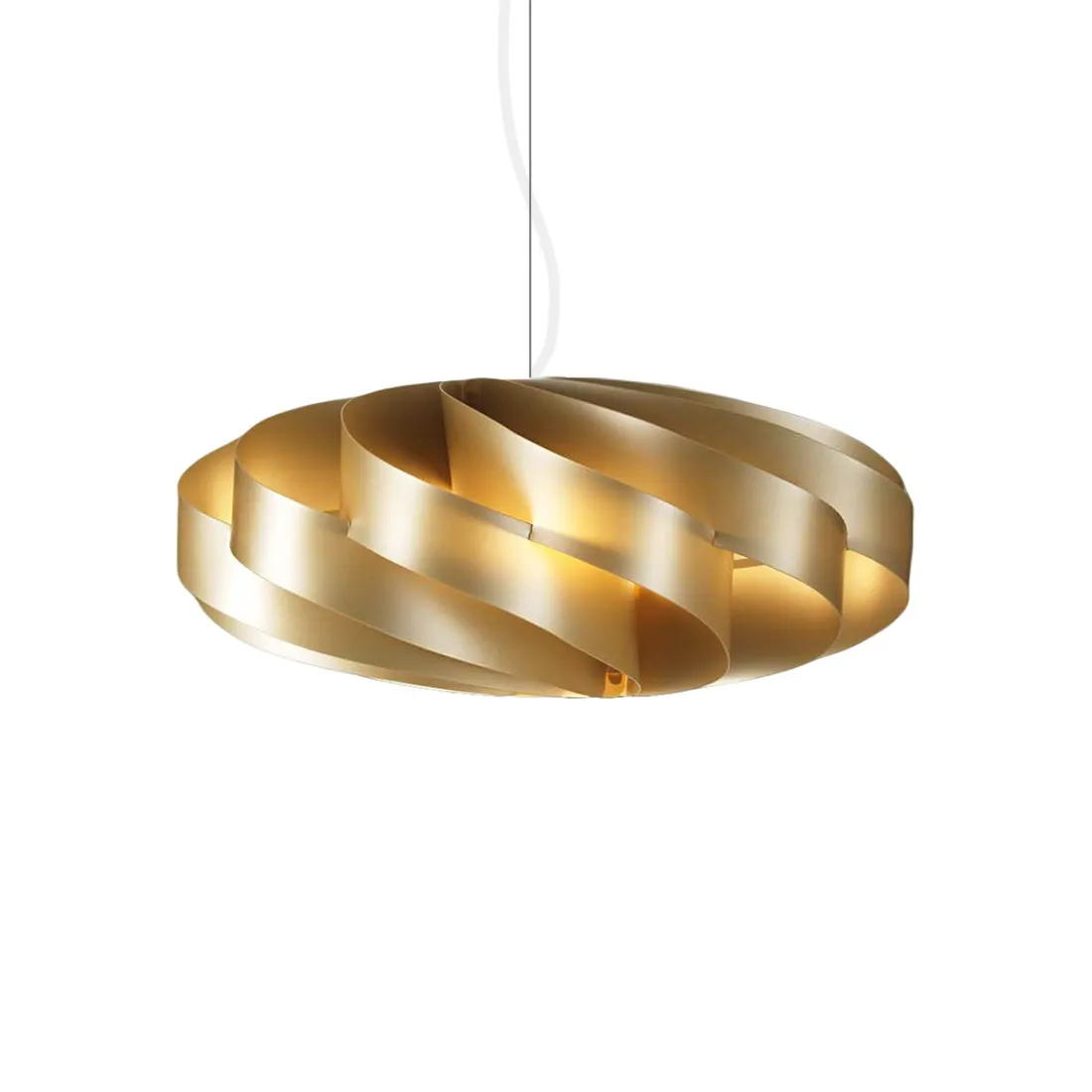 Lampadario moderno Linea Zero FLAT S oro