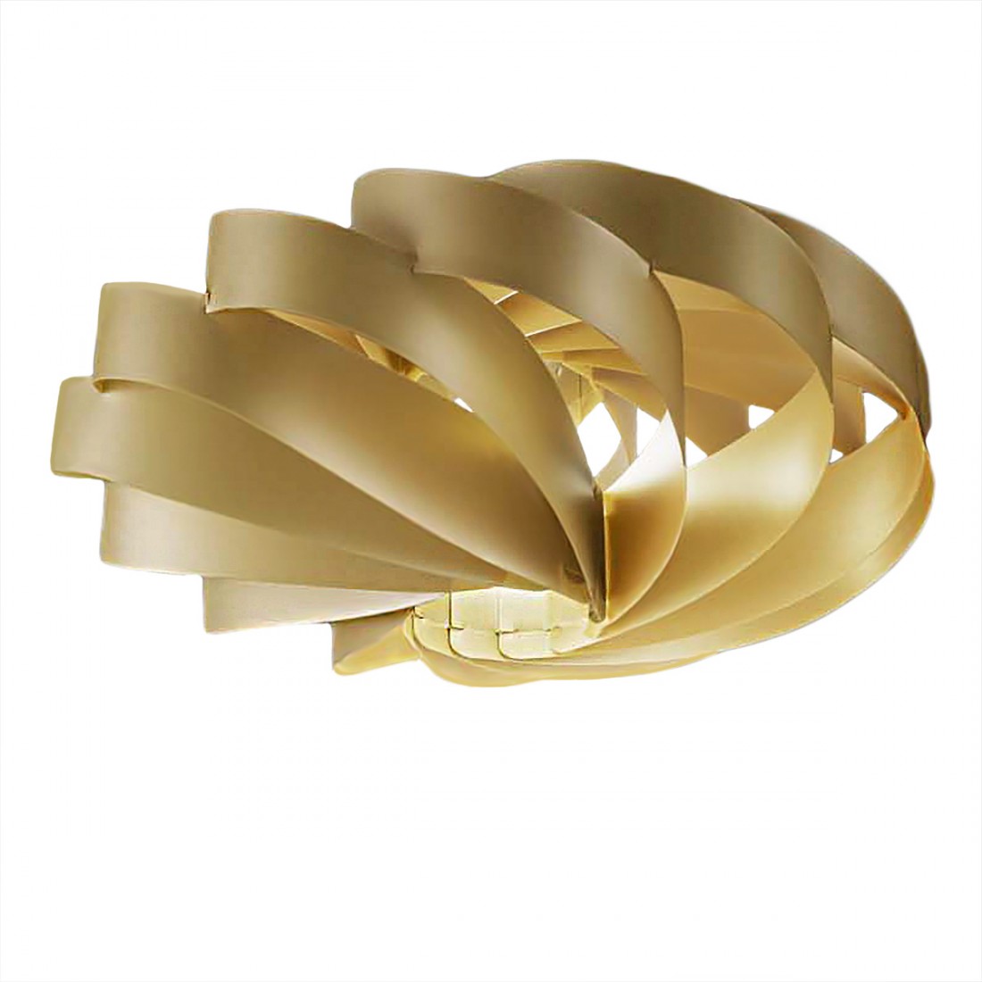 Linea Zero moderne Deckenleuchte FLAT P E27 LED Gold